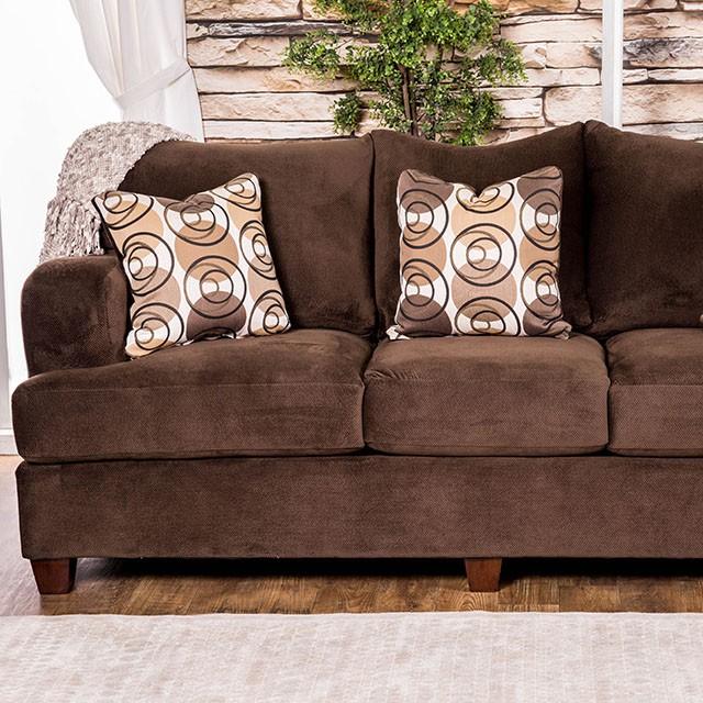 WESSINGTON Chocolate Sofa - Furniture Center (NY)