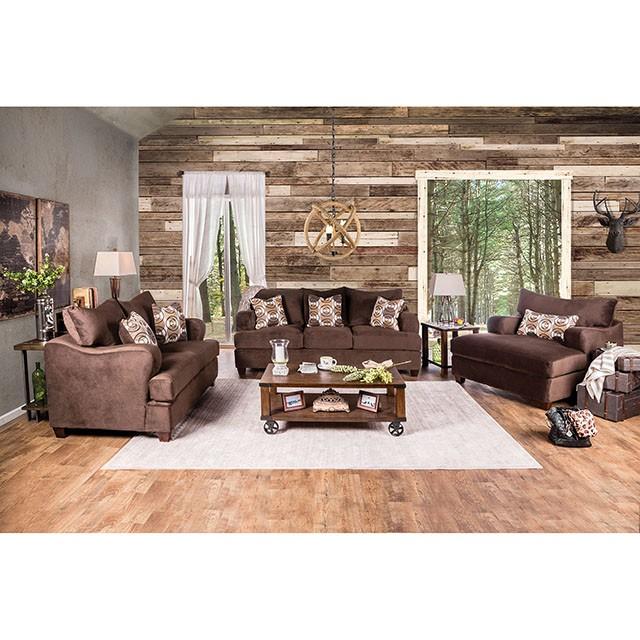 WESSINGTON Chocolate Sofa - Furniture Center (NY)