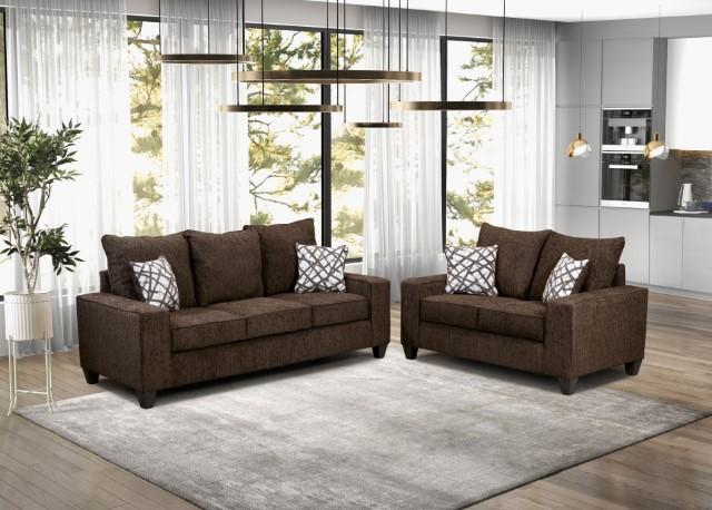 WEST ACTION Sofa, Chocolate - Furniture Center (NY)
