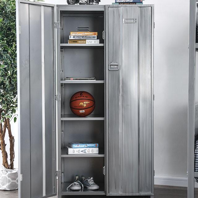 Zaheera Silver Large Locker - Furniture Center (NY)