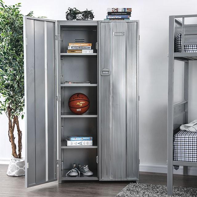 Zaheera Silver Large Locker - Furniture Center (NY)