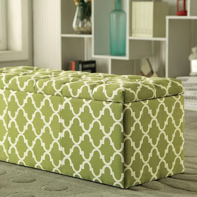 Zaira Storage Ottoman - Furniture Center (NY)