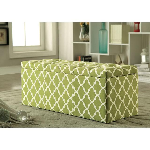 Zaira Storage Ottoman - Furniture Center (NY)