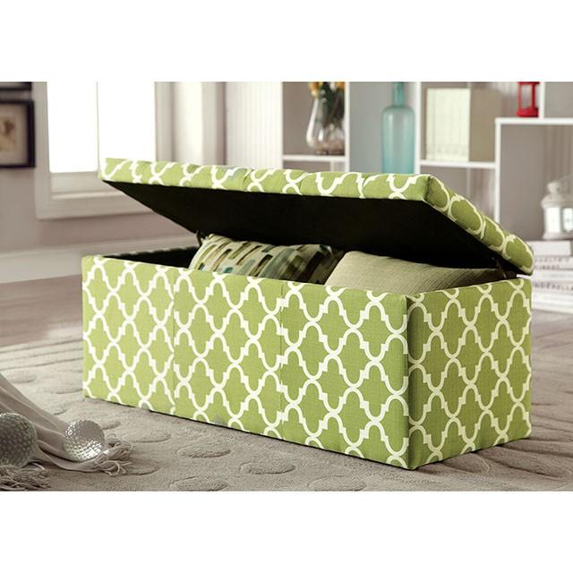 Zaira Storage Ottoman - Furniture Center (NY)