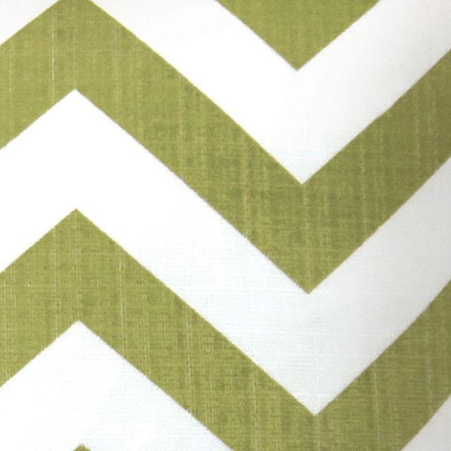ZOE 22" X 22" Pillow, Green Chevron (2/CTN) - Furniture Center (NY)
