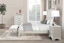 Stella Mia E.King & Queen Bed White & White