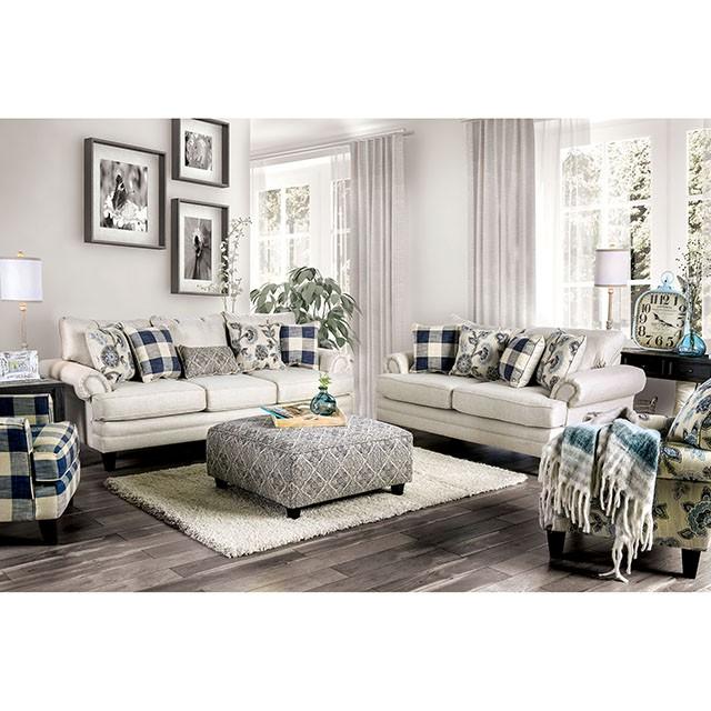 Nash Ivory Sofa - Furniture Center (NY)