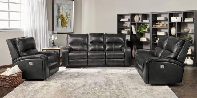 SOTERIOS Power Sofa, Charcoal - Furniture Center (NY)
