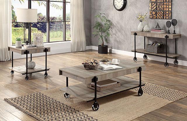 LOBB End Table, Natural Tone - Furniture Center (NY)