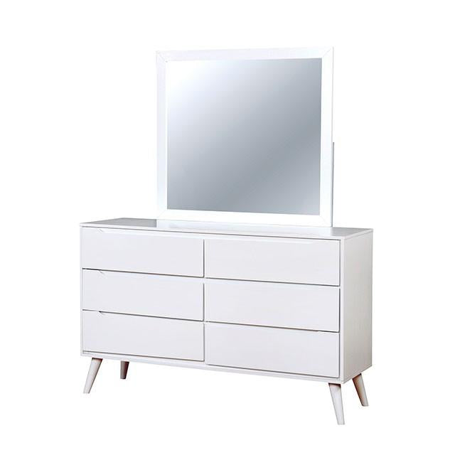LENNART II White Mirror - Furniture Center (NY)