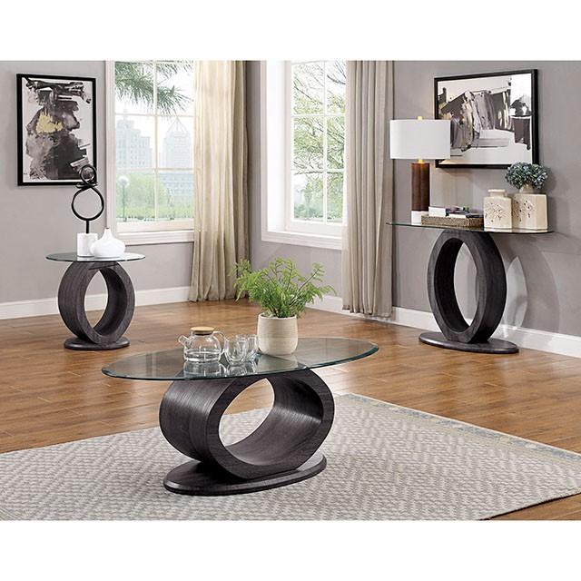 Lodia Gray End Table - Furniture Center (NY)