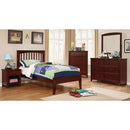 Pine Brook Cherry & White Full Bed - Furniture Center (NY)