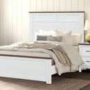 Pinetop 4 & 5 Piece Twin Bedroom Set White & Blue