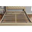 Aubree Bed Beige - Furniture Center (NY)