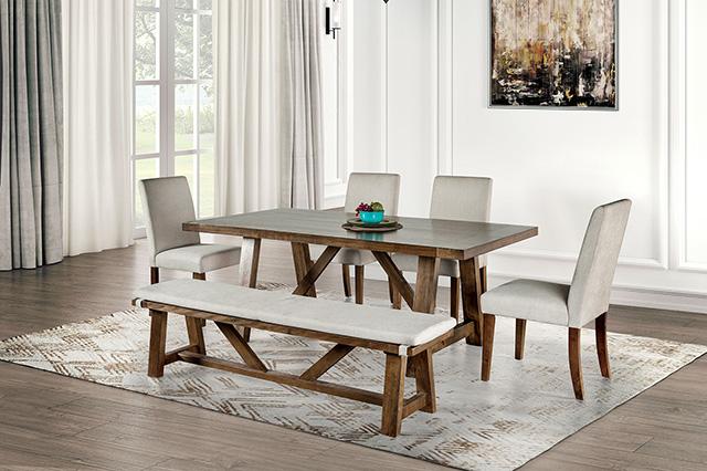 Losone Bench w/ Cushion - Furniture Center (NY)