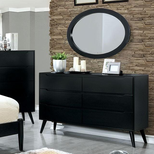 LENNART II Black Dresser - Furniture Center (NY)
