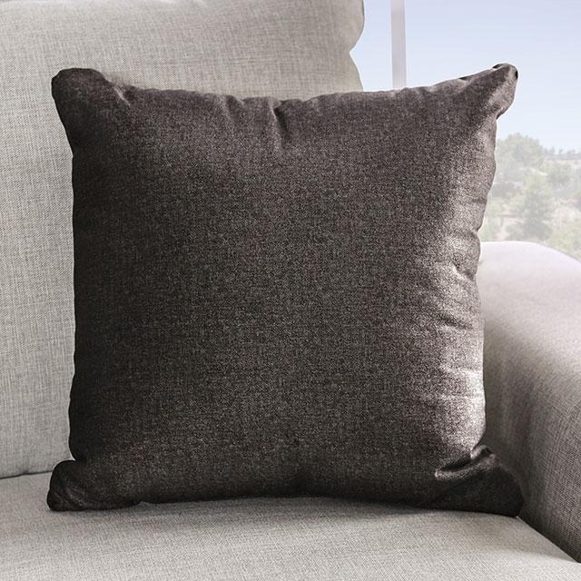 PICOTEE Sofa, Light Gray/Black - Furniture Center (NY)