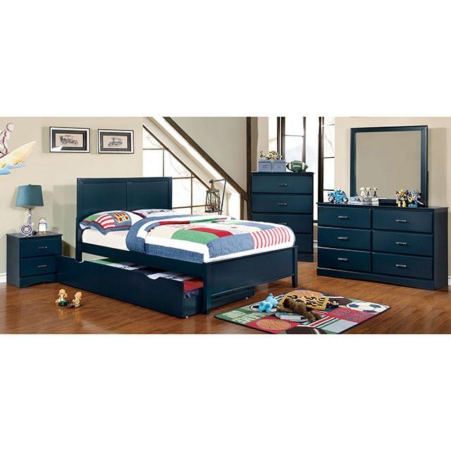 PRISMO Blue Trundle - Furniture Center (NY)