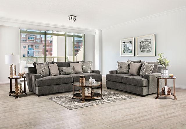HOLBORN Sofa, Gray - Furniture Center (NY)