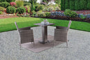 Aminta Patio Bistro Set (3 & 5 PC) - Furniture Center (NY)