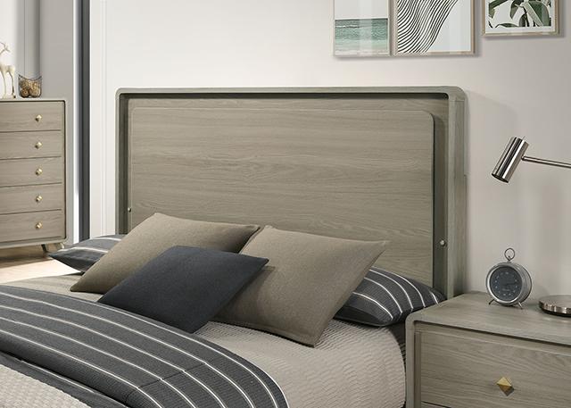 Rainier Bed Gray - Furniture Center (NY)