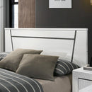 MAGDEBURG Cal.King Bed, Black & White - Furniture Center (NY)