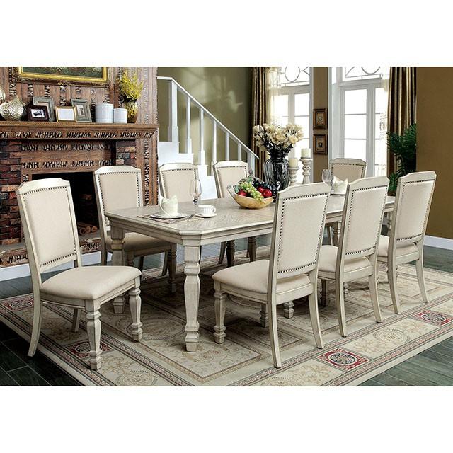 HOLCROFT Antique White/Ivory Side Chair (2/CTN) - Furniture Center (NY)