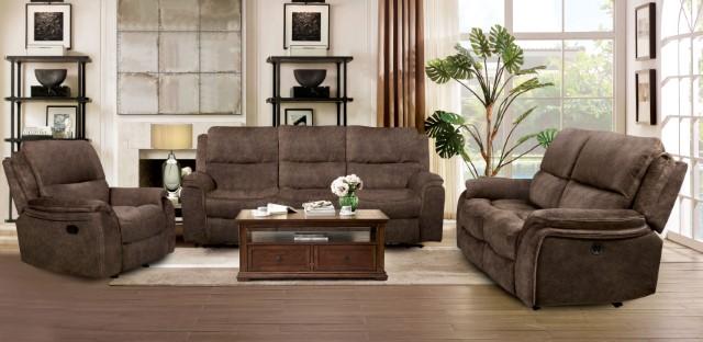 HENRICUS Sofa, Dark Brown - Furniture Center (NY)