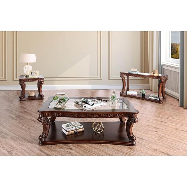 Walworth Dark Oak End Table - Furniture Center (NY)