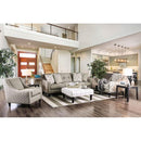 Dorset Light Gray/Pattern Square Chair - Furniture Center (NY)