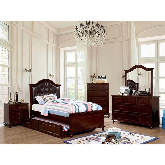 OLIVIA Mirror, Dark Walnut - Furniture Center (NY)