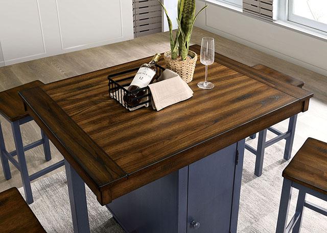 Azurine 5 Pc. Counter Ht. Set - Furniture Center (NY)