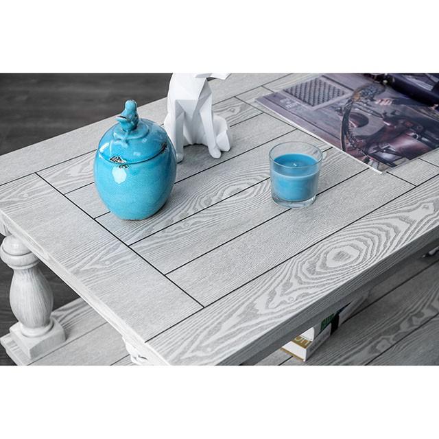 Arlington Antique White Coffee Table - Furniture Center (NY)