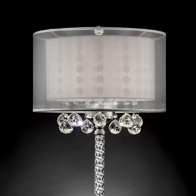 30"H Table Lamp, Hanging Crystal - Furniture Center (NY)