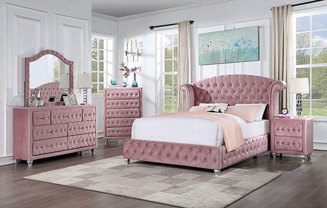 ZOHAR Mirror, Pink - Furniture Center (NY)