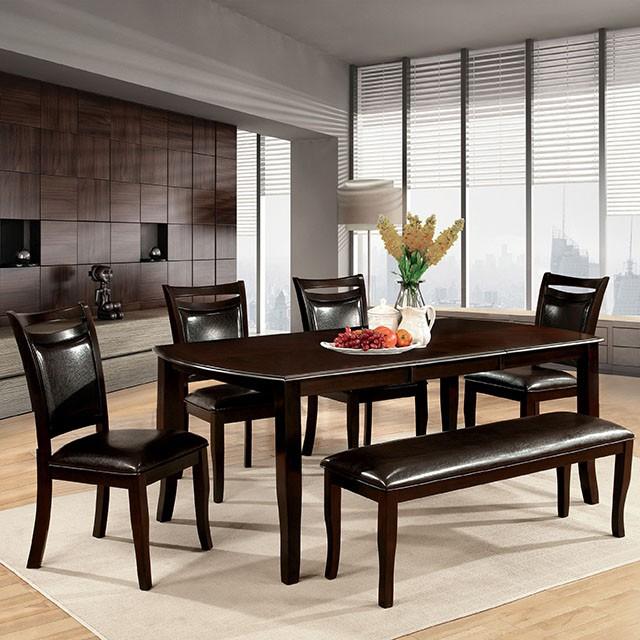 Woodside Dark Cherry/Espresso Dining Table - Furniture Center (NY)