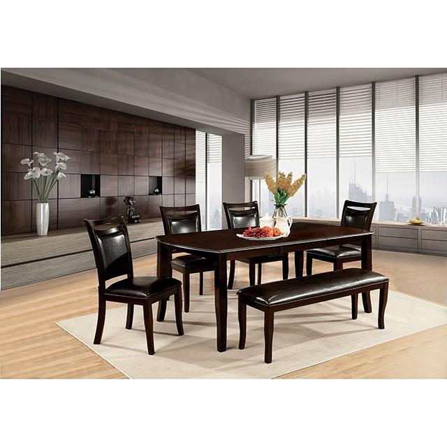 Woodside Dark Cherry/Espresso Dining Table - Furniture Center (NY)