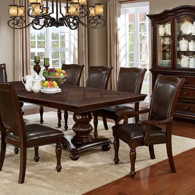 Alpena Brown Cherry Dining Table - Furniture Center (NY)