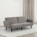 Aristide Futon Sofa Grey & Brown