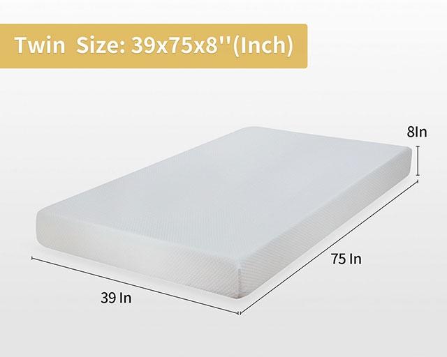 Artemisia 8" Memory Foam Mattress - Furniture Center (NY)