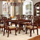 ELANA Brown Cherry Dining Table w/ 18" Butterfly Leaf - Furniture Center (NY)