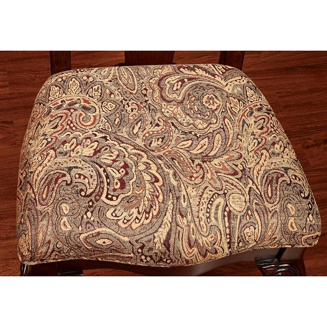 ELANA Brown Cherry Arm Chair (2/CTN) - Furniture Center (NY)