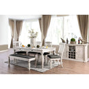 Georgia Antique White/Gray Server - Furniture Center (NY)
