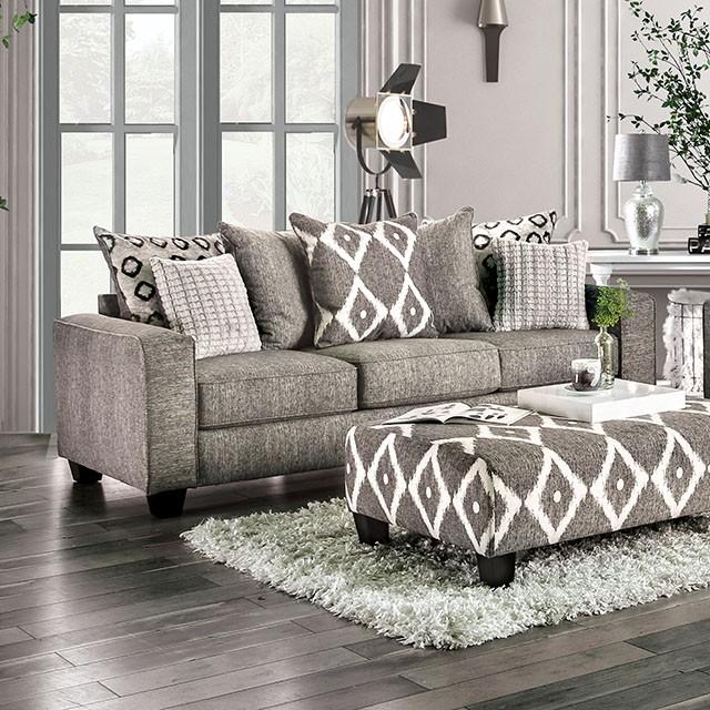 Basie Gray Sofa - Furniture Center (NY)