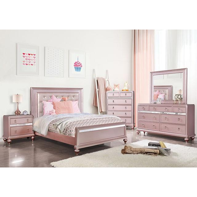 Ariston Rose Pink Mirror - Furniture Center (NY)
