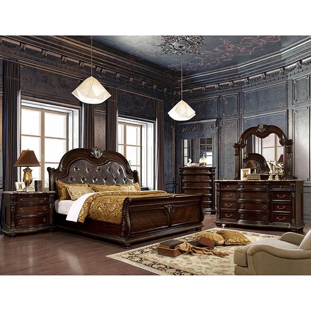 Fromberg Brown Cherry Mirror - Furniture Center (NY)