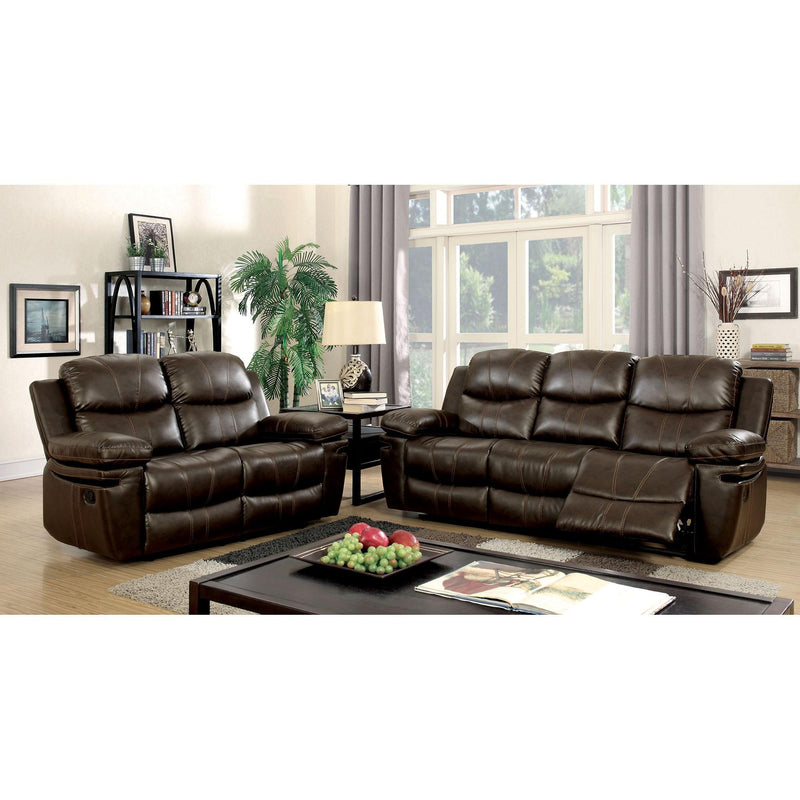 Listowel Brown Love Seat - Furniture Center (NY)