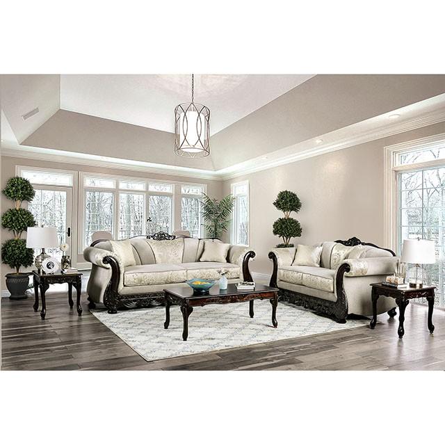 Newdale Ivory Sofa - Furniture Center (NY)
