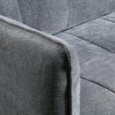 LYNDA Sofa w/ Pillows, Dark Gray - Furniture Center (NY)