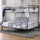 Olga I Antique Black Full/Full Bunk Bed - Furniture Center (NY)
